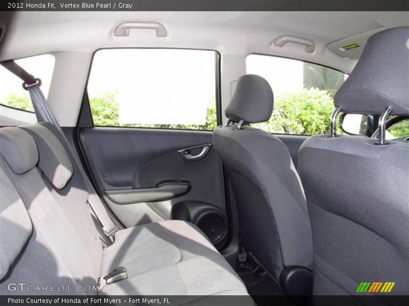 Vortex Blue Pearl / Gray 2012 Honda Fit