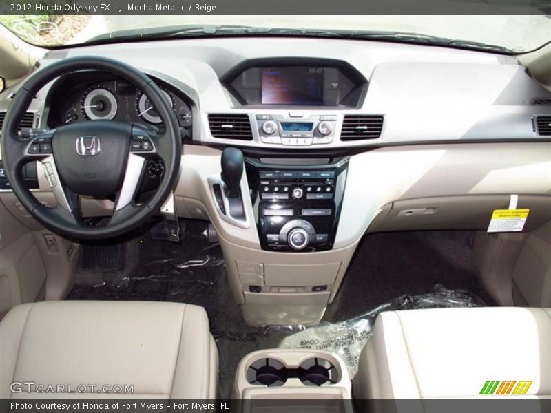 Mocha Metallic / Beige 2012 Honda Odyssey EX-L