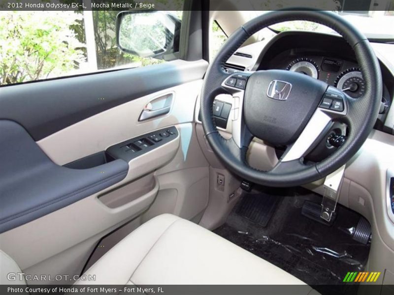 Mocha Metallic / Beige 2012 Honda Odyssey EX-L