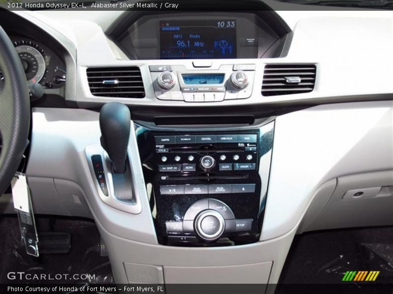 Alabaster Silver Metallic / Gray 2012 Honda Odyssey EX-L