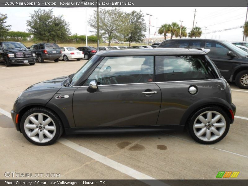 Royal Grey Metallic / Black/Panther Black 2006 Mini Cooper S Hardtop