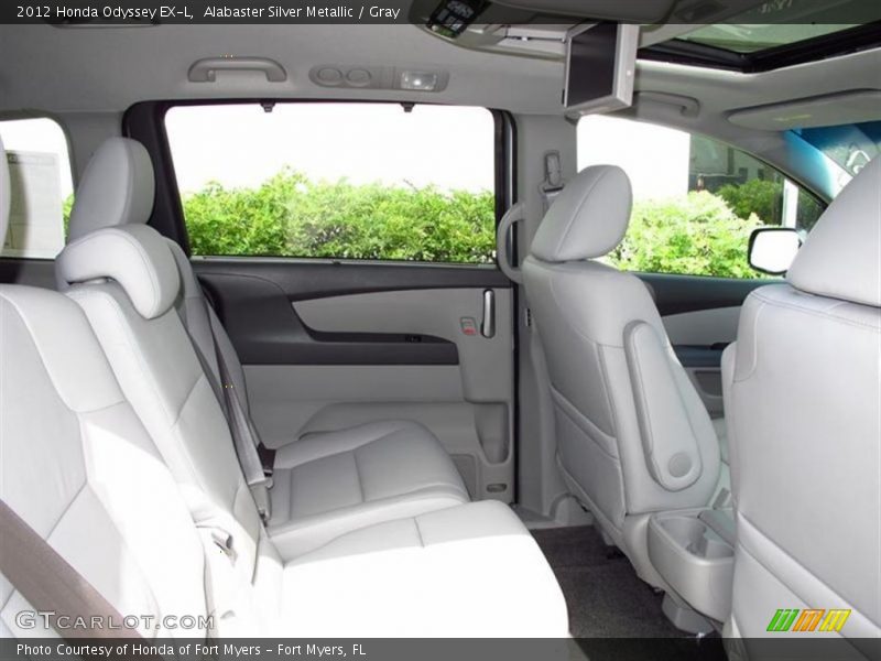 Alabaster Silver Metallic / Gray 2012 Honda Odyssey EX-L