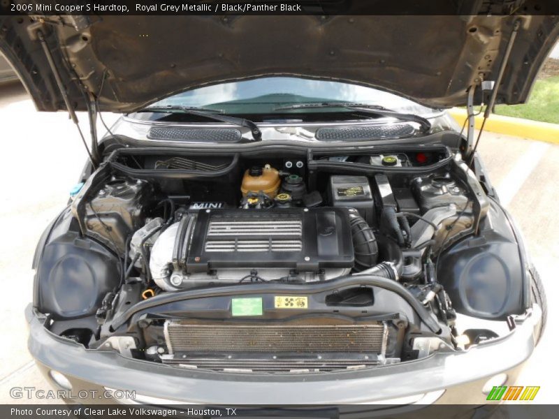 Royal Grey Metallic / Black/Panther Black 2006 Mini Cooper S Hardtop