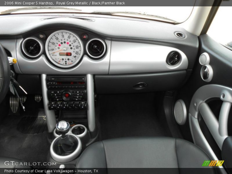Royal Grey Metallic / Black/Panther Black 2006 Mini Cooper S Hardtop