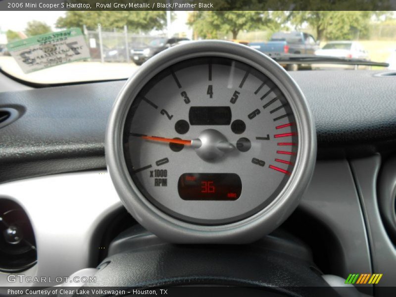 Royal Grey Metallic / Black/Panther Black 2006 Mini Cooper S Hardtop