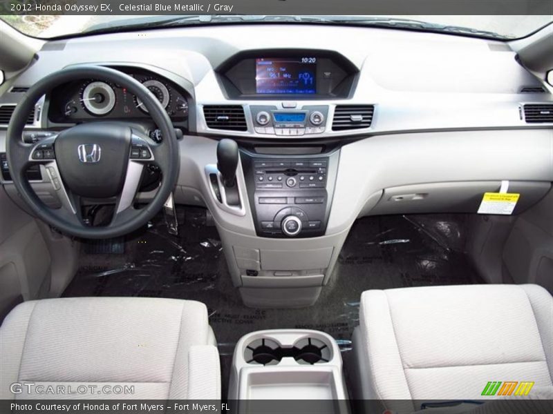 Celestial Blue Metallic / Gray 2012 Honda Odyssey EX