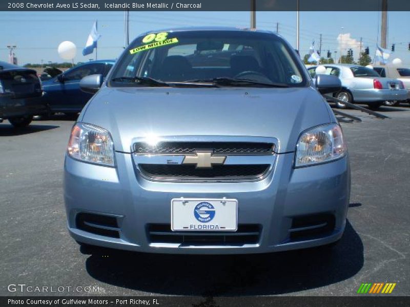 Icelandic Blue Metallic / Charcoal 2008 Chevrolet Aveo LS Sedan
