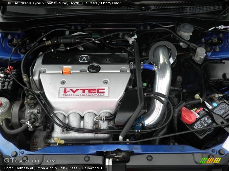  2002 RSX Type S Sports Coupe Engine - 2.0 Liter DOHC 16-Valve i-VTEC 4 Cylinder