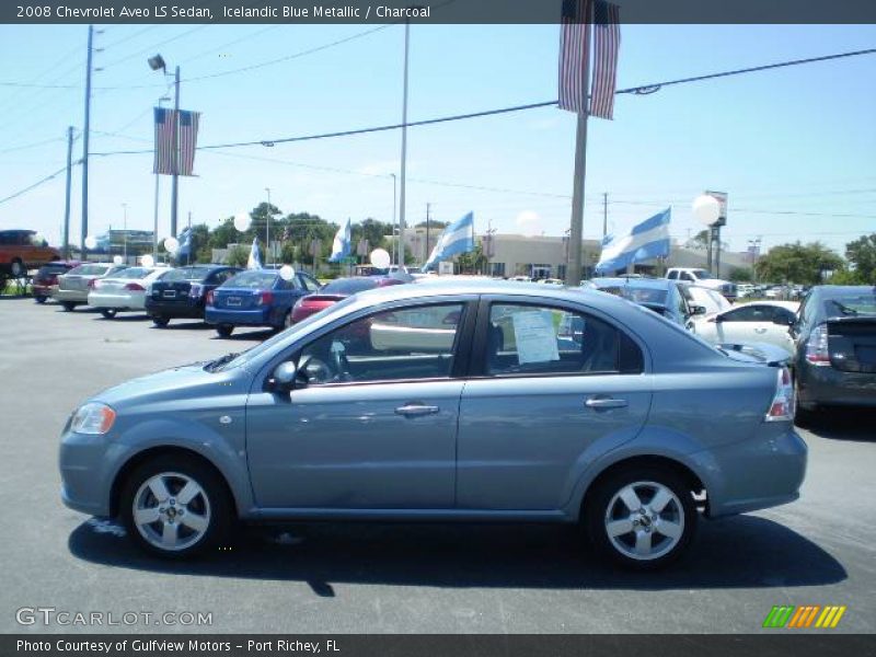 Icelandic Blue Metallic / Charcoal 2008 Chevrolet Aveo LS Sedan