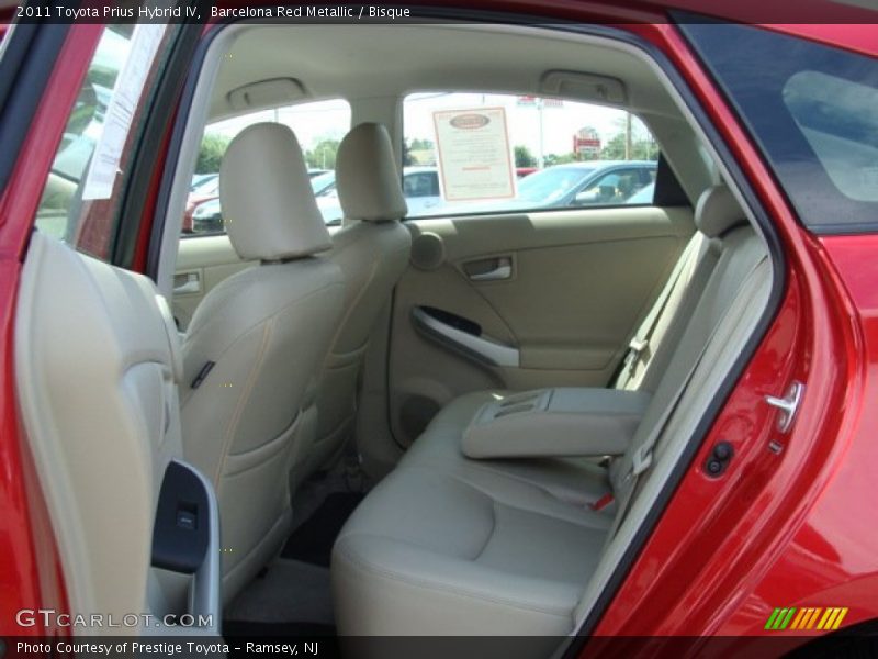 Rear Seat of 2011 Prius Hybrid IV