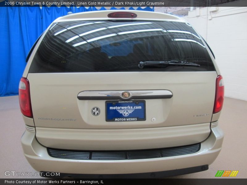 Linen Gold Metallic / Dark Khaki/Light Graystone 2006 Chrysler Town & Country Limited
