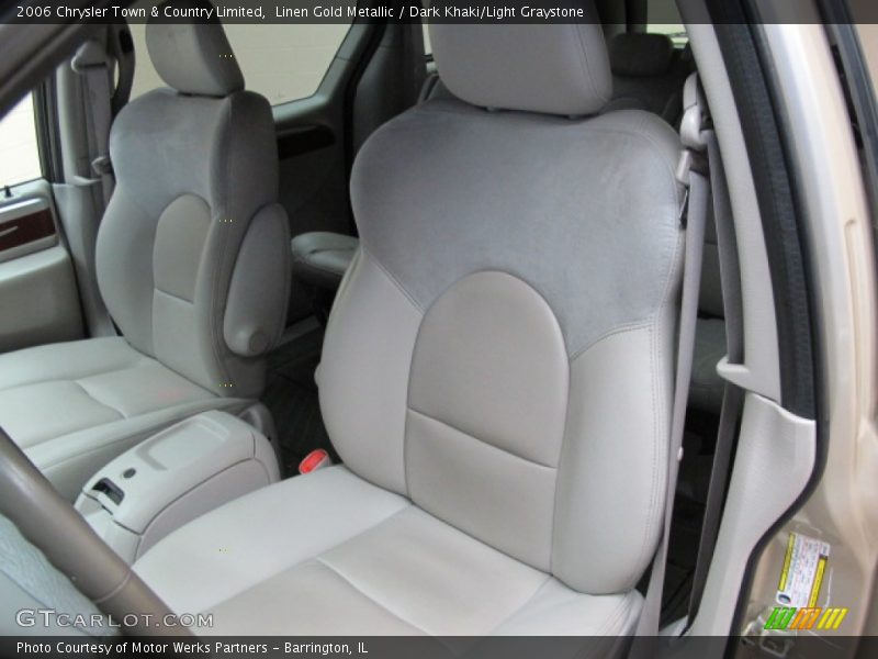 Linen Gold Metallic / Dark Khaki/Light Graystone 2006 Chrysler Town & Country Limited