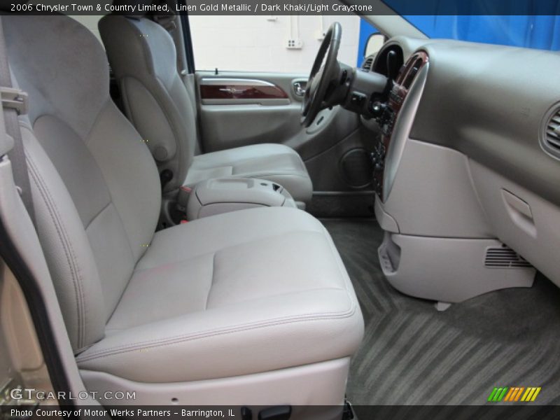 Linen Gold Metallic / Dark Khaki/Light Graystone 2006 Chrysler Town & Country Limited