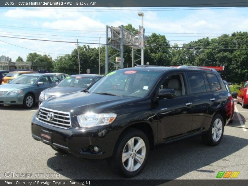 Black / Ash 2009 Toyota Highlander Limited 4WD