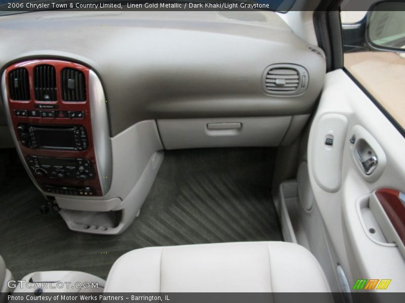 Linen Gold Metallic / Dark Khaki/Light Graystone 2006 Chrysler Town & Country Limited