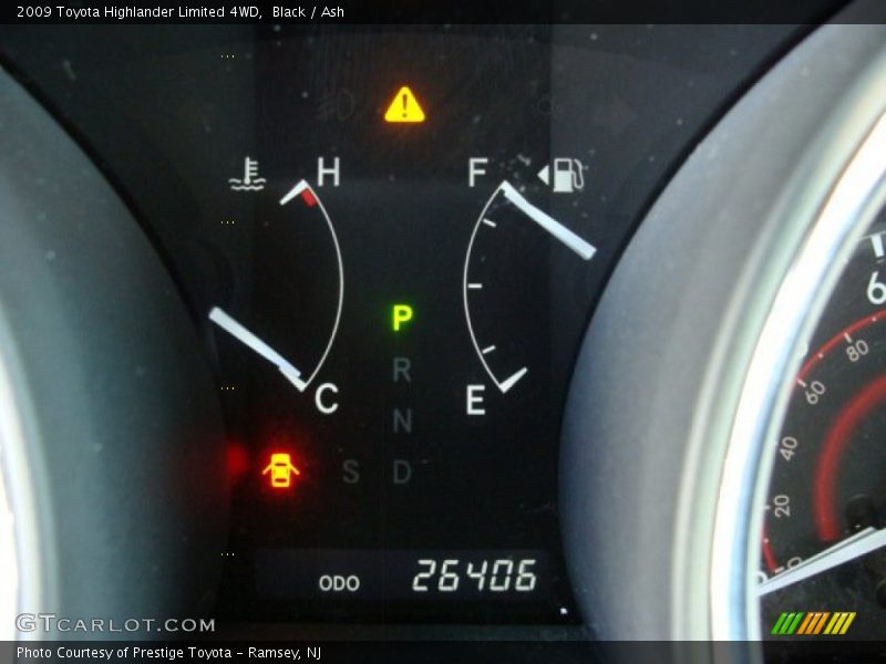 Black / Ash 2009 Toyota Highlander Limited 4WD
