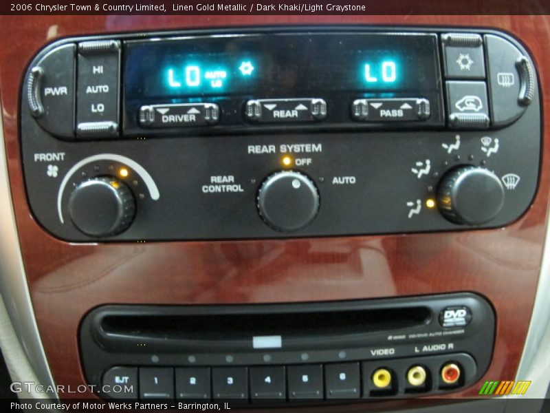 Linen Gold Metallic / Dark Khaki/Light Graystone 2006 Chrysler Town & Country Limited