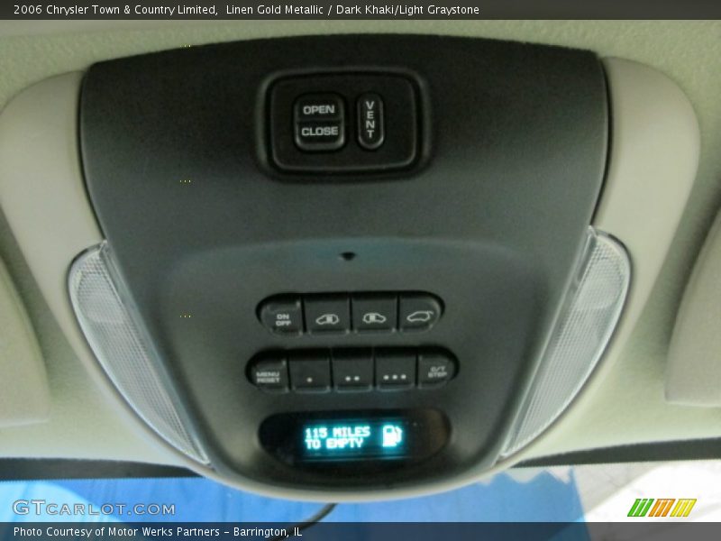 Linen Gold Metallic / Dark Khaki/Light Graystone 2006 Chrysler Town & Country Limited