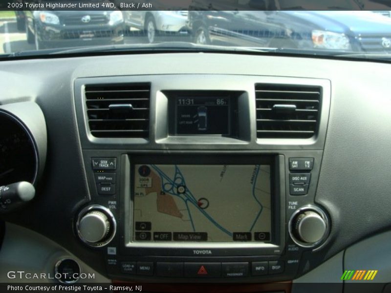 Black / Ash 2009 Toyota Highlander Limited 4WD