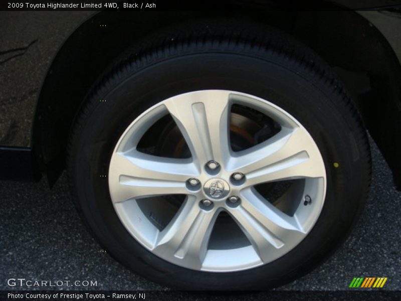 Black / Ash 2009 Toyota Highlander Limited 4WD