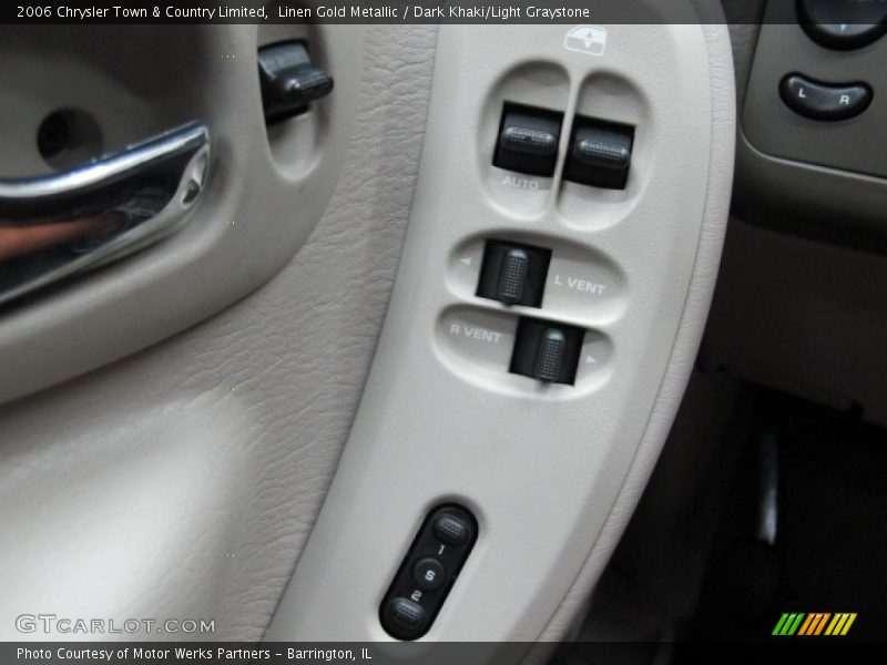 Linen Gold Metallic / Dark Khaki/Light Graystone 2006 Chrysler Town & Country Limited