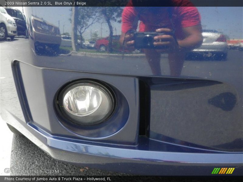 Blue Onyx / Beige 2009 Nissan Sentra 2.0 SL