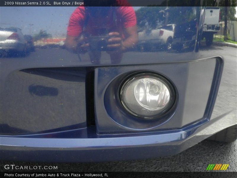 Blue Onyx / Beige 2009 Nissan Sentra 2.0 SL