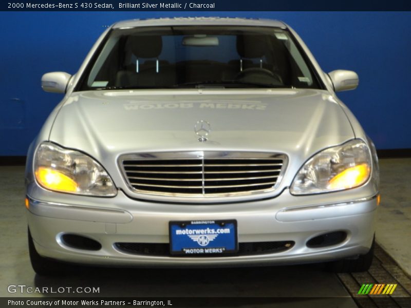 Brilliant Silver Metallic / Charcoal 2000 Mercedes-Benz S 430 Sedan