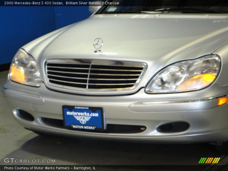 Brilliant Silver Metallic / Charcoal 2000 Mercedes-Benz S 430 Sedan