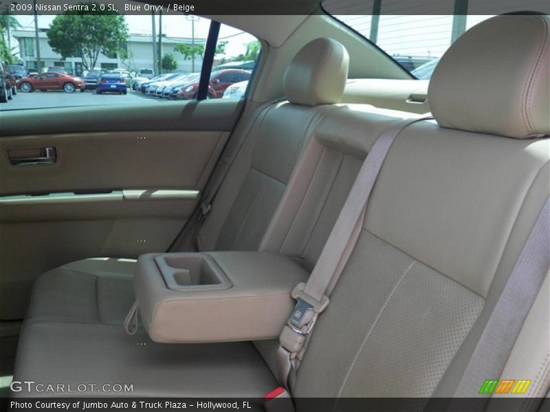 Blue Onyx / Beige 2009 Nissan Sentra 2.0 SL