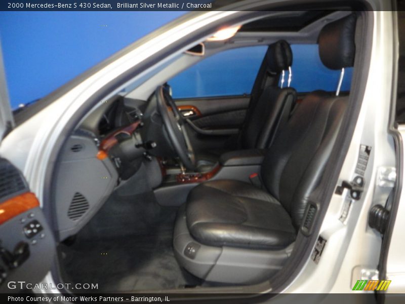 Front Seat of 2000 S 430 Sedan