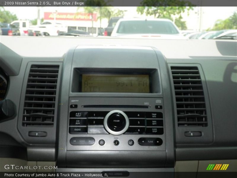 Blue Onyx / Beige 2009 Nissan Sentra 2.0 SL
