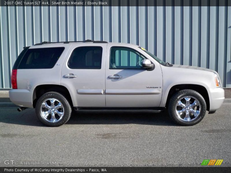 Silver Birch Metallic / Ebony Black 2007 GMC Yukon SLT 4x4