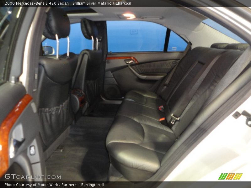 Brilliant Silver Metallic / Charcoal 2000 Mercedes-Benz S 430 Sedan
