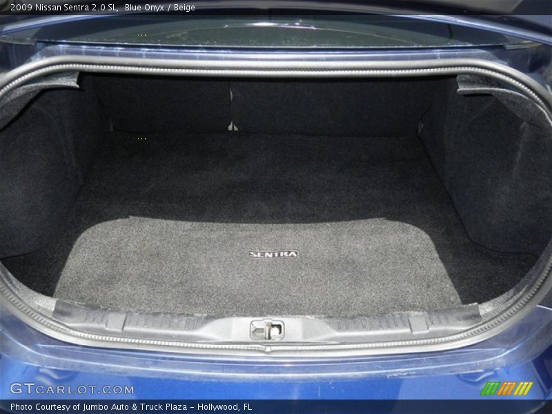 Blue Onyx / Beige 2009 Nissan Sentra 2.0 SL
