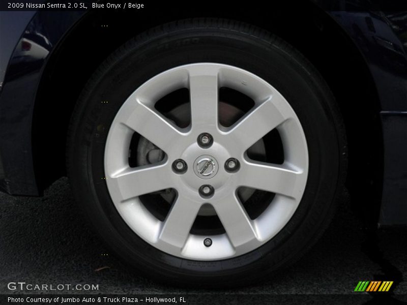 Blue Onyx / Beige 2009 Nissan Sentra 2.0 SL
