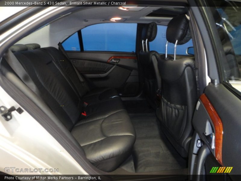 Brilliant Silver Metallic / Charcoal 2000 Mercedes-Benz S 430 Sedan