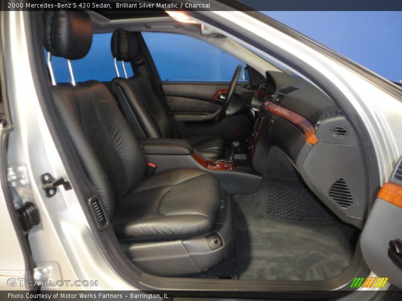 Brilliant Silver Metallic / Charcoal 2000 Mercedes-Benz S 430 Sedan