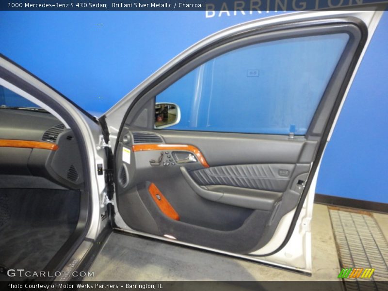 Brilliant Silver Metallic / Charcoal 2000 Mercedes-Benz S 430 Sedan