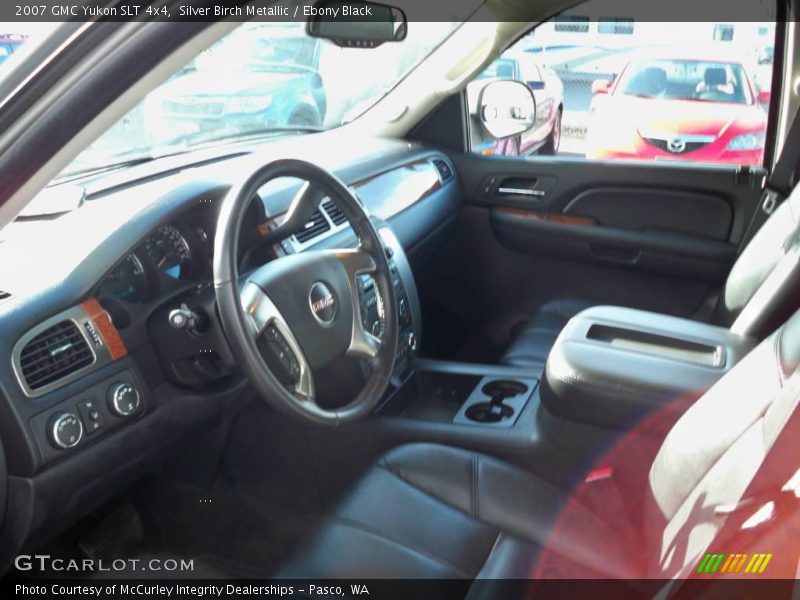 Silver Birch Metallic / Ebony Black 2007 GMC Yukon SLT 4x4