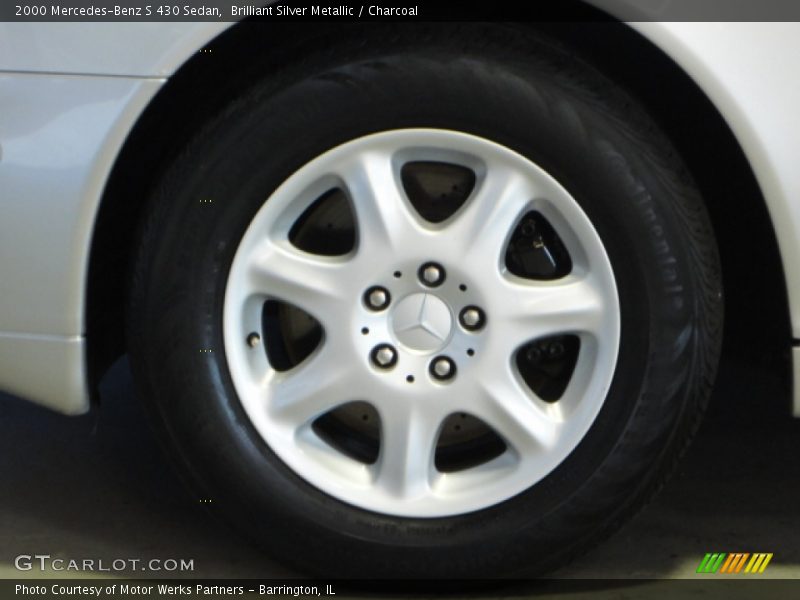 Brilliant Silver Metallic / Charcoal 2000 Mercedes-Benz S 430 Sedan