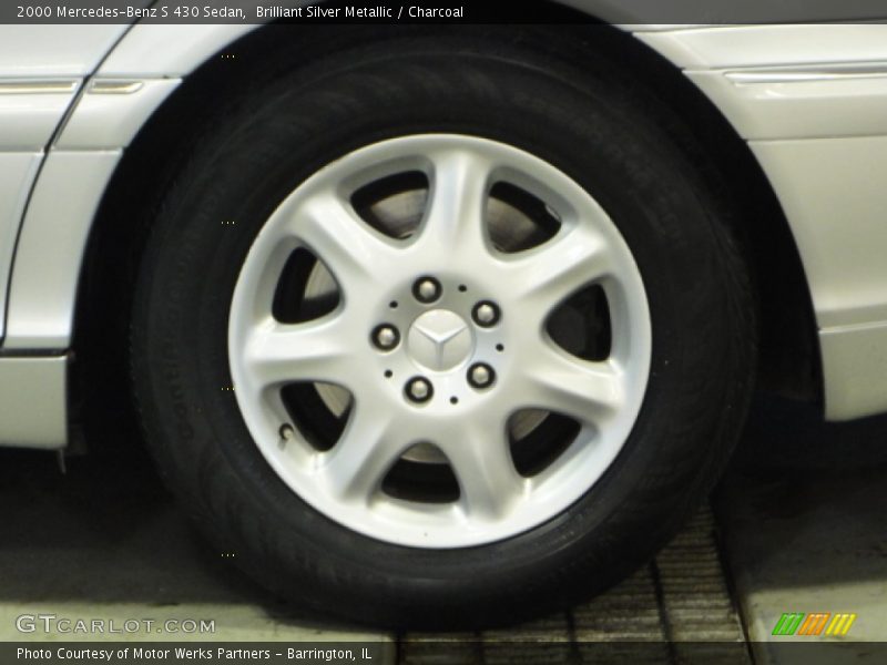 Brilliant Silver Metallic / Charcoal 2000 Mercedes-Benz S 430 Sedan
