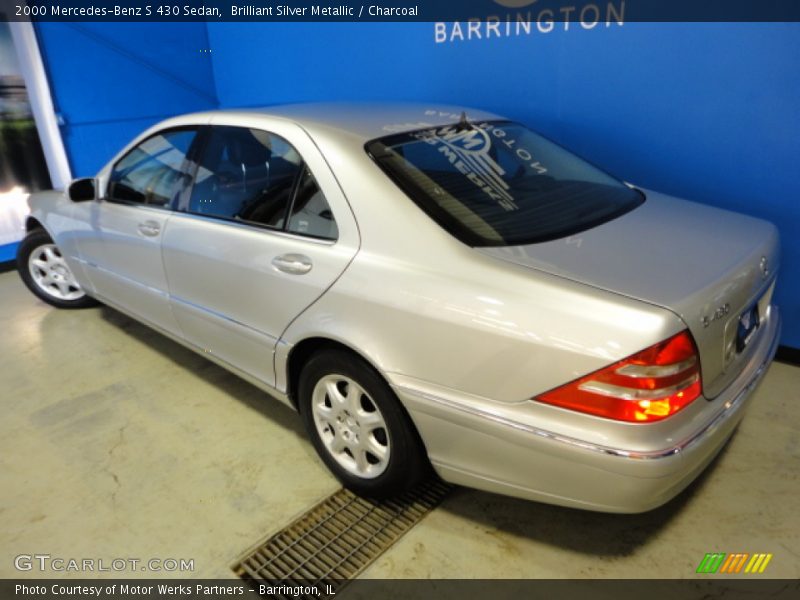 Brilliant Silver Metallic / Charcoal 2000 Mercedes-Benz S 430 Sedan
