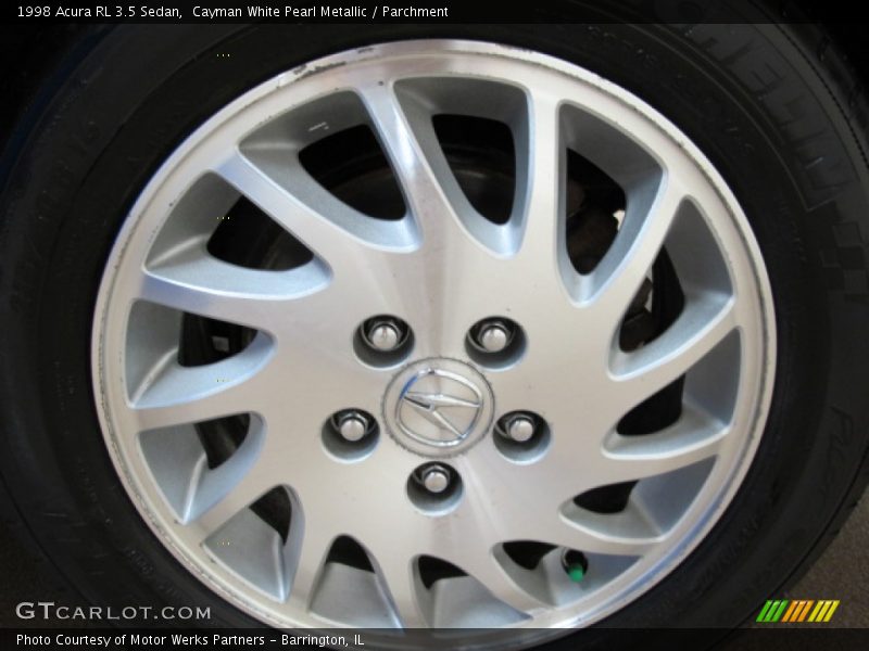 Cayman White Pearl Metallic / Parchment 1998 Acura RL 3.5 Sedan