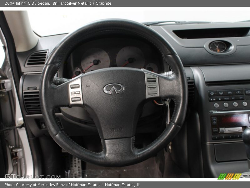 Brilliant Silver Metallic / Graphite 2004 Infiniti G 35 Sedan