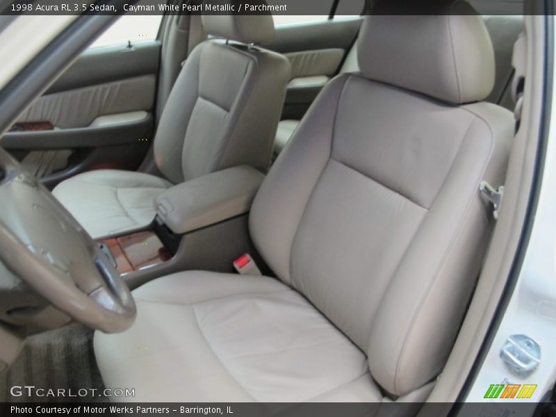 Cayman White Pearl Metallic / Parchment 1998 Acura RL 3.5 Sedan