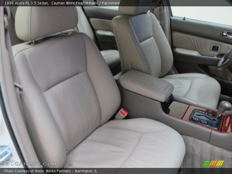 Cayman White Pearl Metallic / Parchment 1998 Acura RL 3.5 Sedan