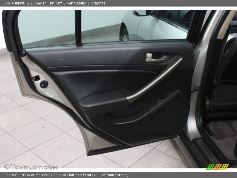 Brilliant Silver Metallic / Graphite 2004 Infiniti G 35 Sedan