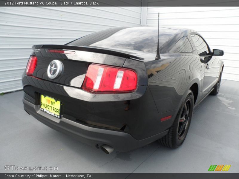 Black / Charcoal Black 2012 Ford Mustang V6 Coupe