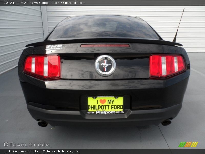 Black / Charcoal Black 2012 Ford Mustang V6 Coupe